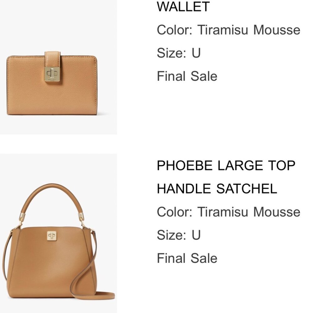Kate Spade Phoebe Top Handle Satchel and Wallet